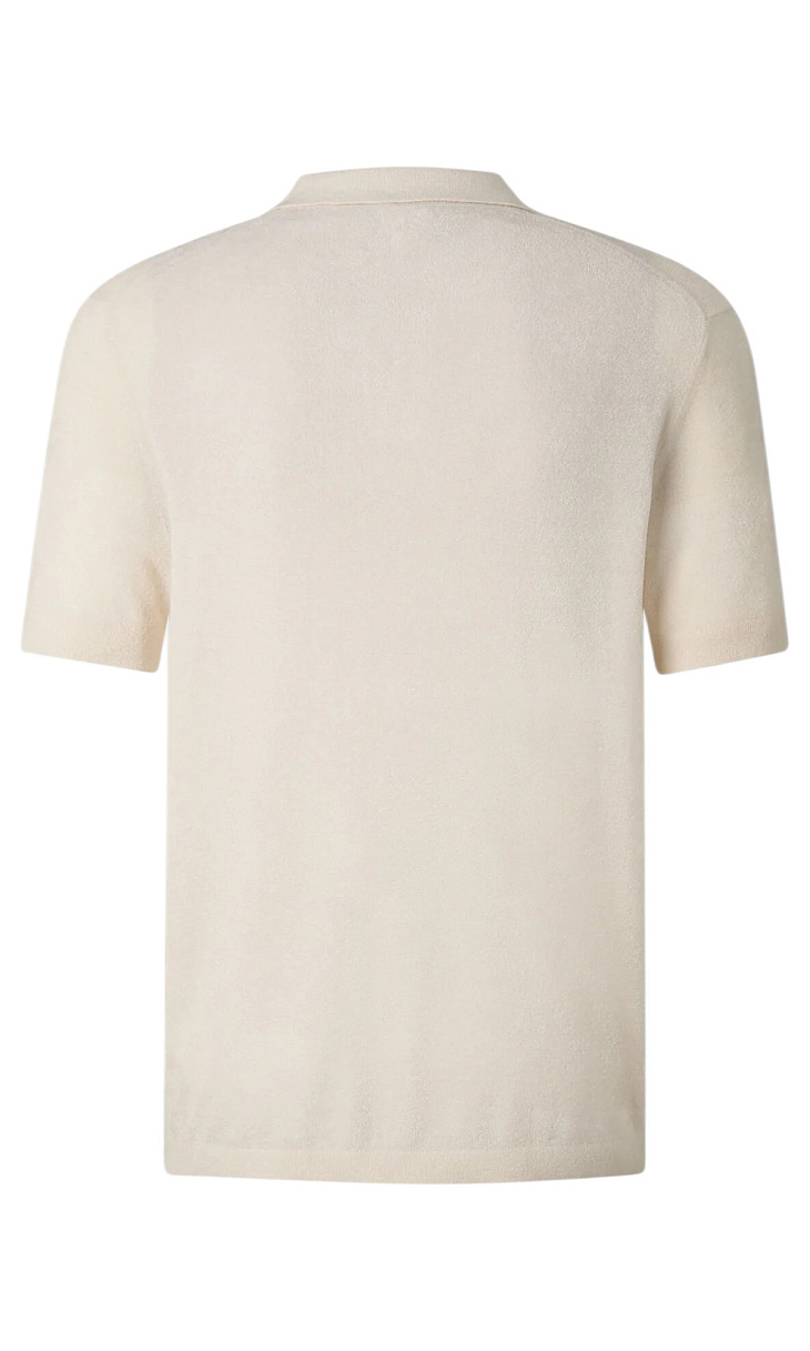 BOGNER: Поло из бархатистой ткани