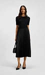 HUGO BOSS: Платье с плиссированной юбкой