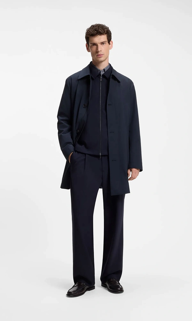 HUGO BOSS: Плащ с утеплением