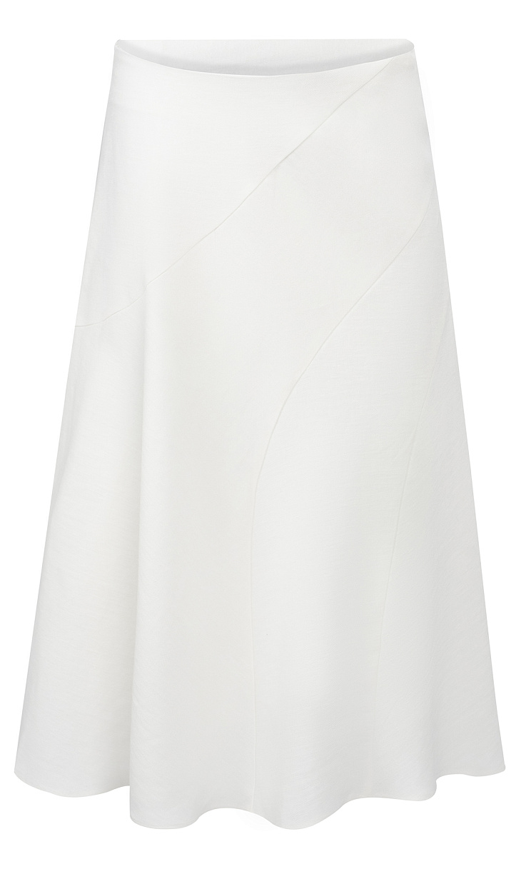 HUGO BOSS: Юбка из льна