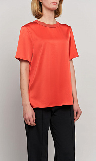 Атласная блуза