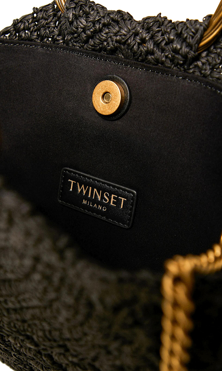 TWINSET: Сумка из рафии