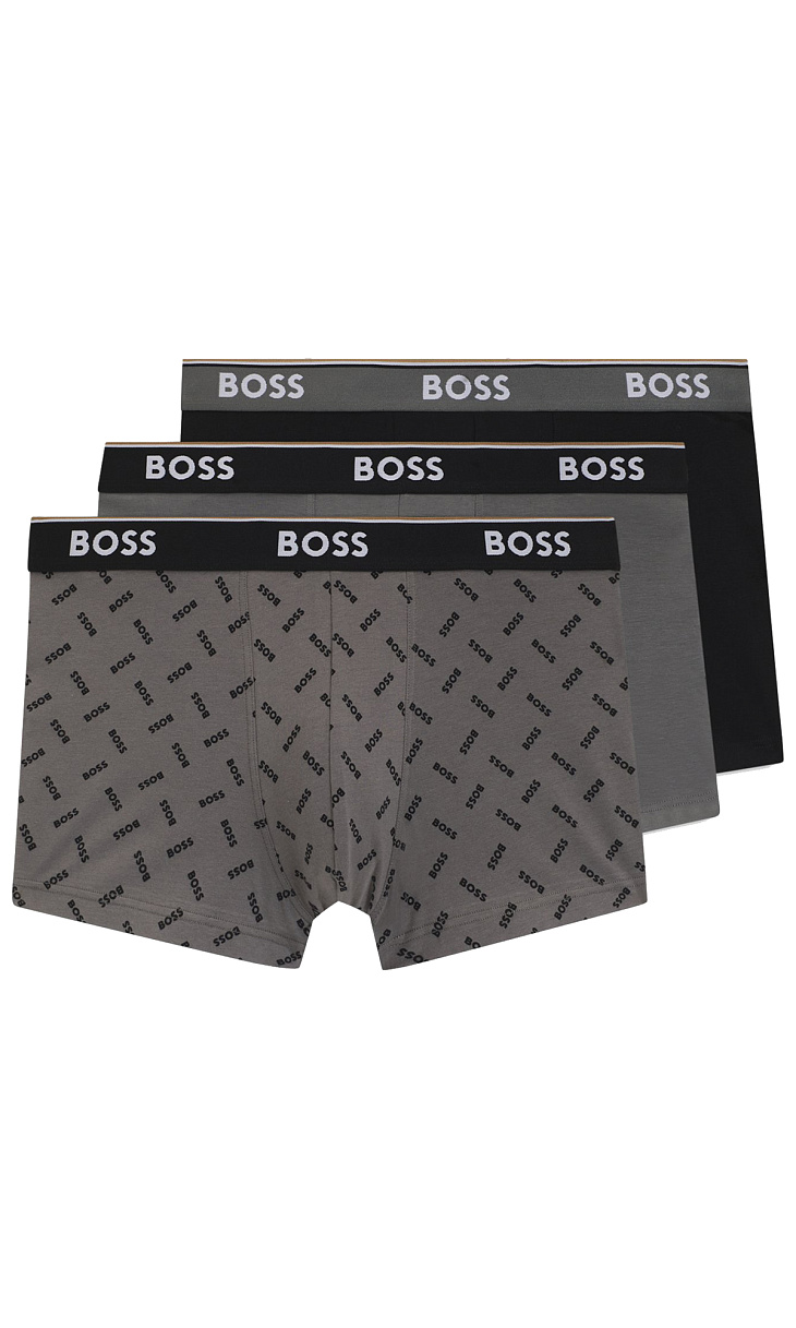 HUGO BOSS: Комплект трусов из хлопка