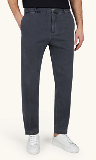 Брюки чинос из денима