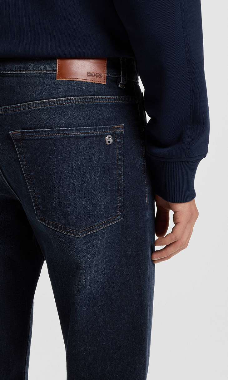 HUGO BOSS: Зауженные джинсы