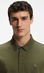 HUGO BOSS: Поло с монограммой