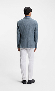 Пиджак из хлопка и льна