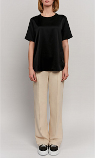 Атласная блуза