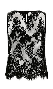 Топ с кружевом