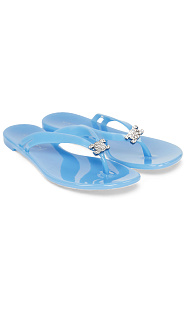 Шлепанцы со стразами