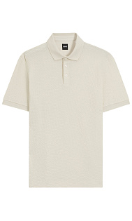 Поло с жаккардовым узором