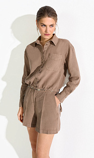 Шорты из льна