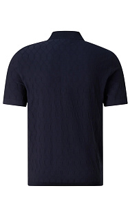 Поло с фактурным узором