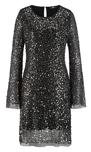 Платье с пайетками