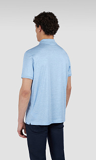 Поло из шелка и хлопка