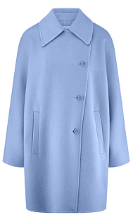 Пальто из шерсти и вискозы