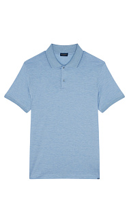 Поло из шелка и хлопка