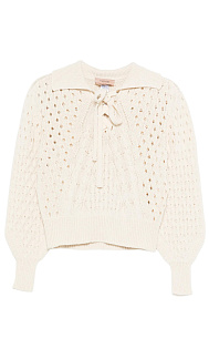 Кружевной пуловер