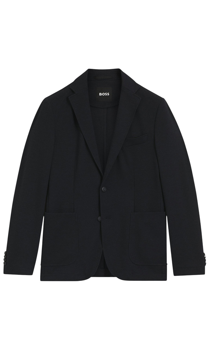 HUGO BOSS: Пиджак из эластичной ткани