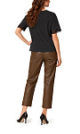 TWINSET: Футболка с кружевом