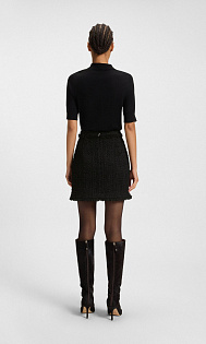 Юбка мини из твида