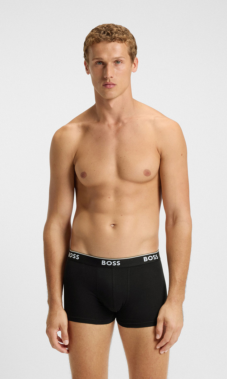 HUGO BOSS: Комплект трусов из хлопка