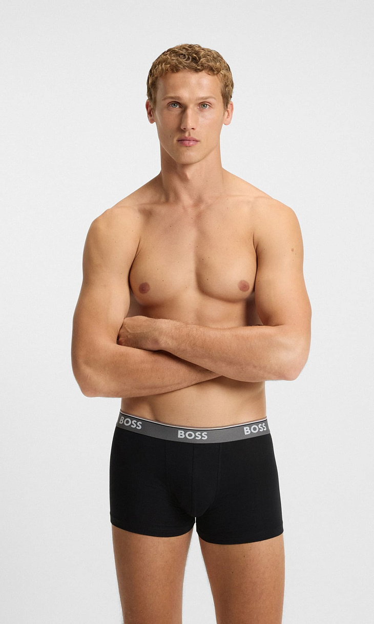 HUGO BOSS: Комплект трусов из хлопка