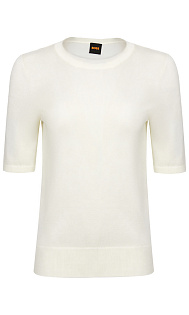 Пуловер с короткими рукавами