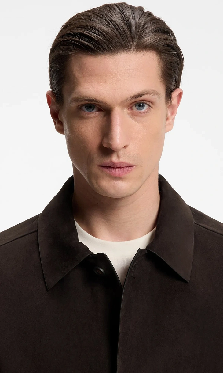 HUGO BOSS: Куртка из замши