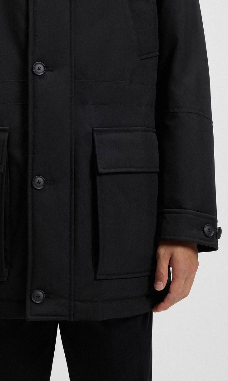 HUGO BOSS: Куртка с капюшоном