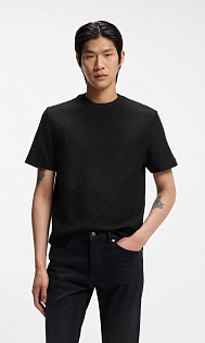 Футболка с жаккардовым узором