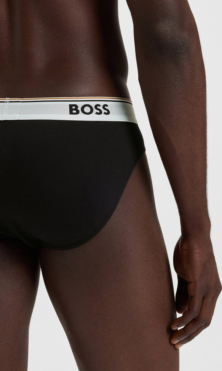 HUGO BOSS: Комплект трусов из хлопка