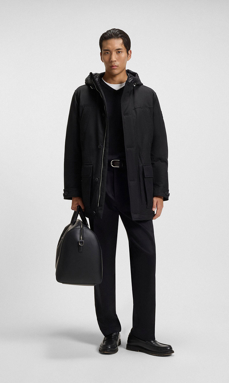 HUGO BOSS: Куртка с капюшоном