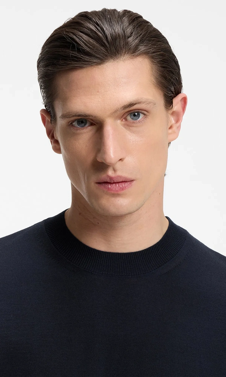 HUGO BOSS: Пуловер из шерсти мериноса