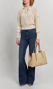 Кружевной пуловер