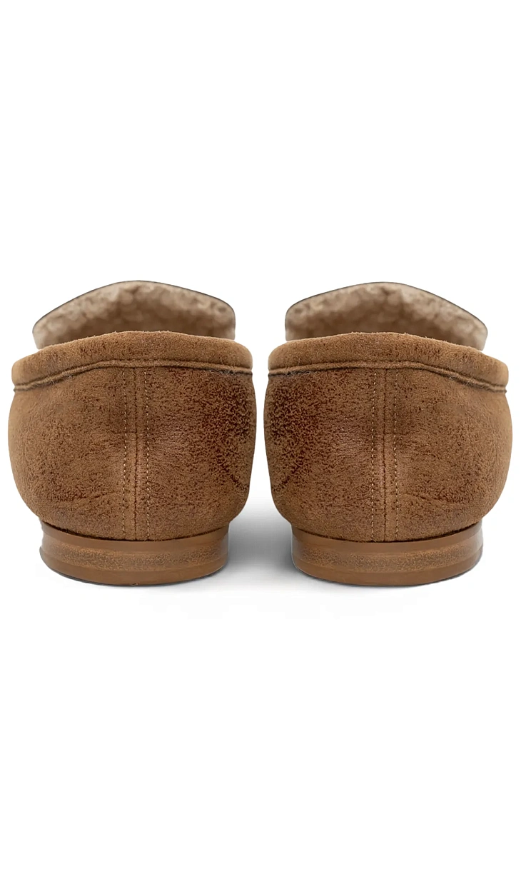 CASADEI: Лоферы с мехом