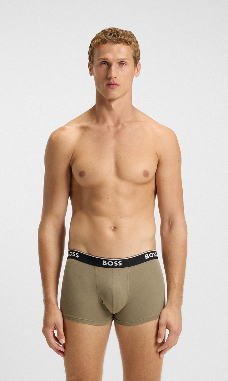 HUGO BOSS: Комплект трусов из хлопка