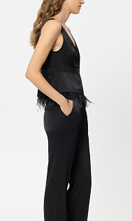 Топ с перьями