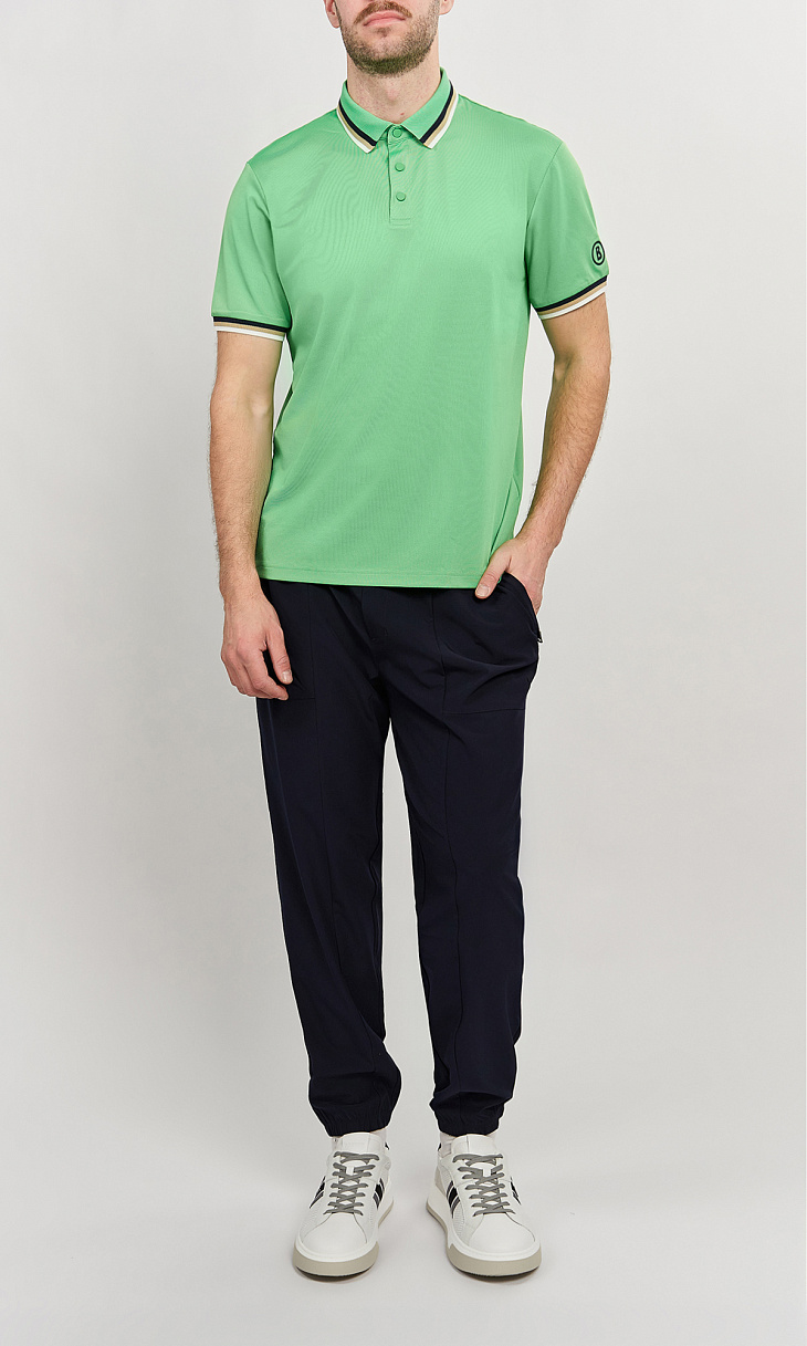 BOGNER: Поло с логотипом на рукаве