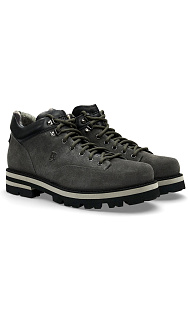 Ботинки из замши и шерсти