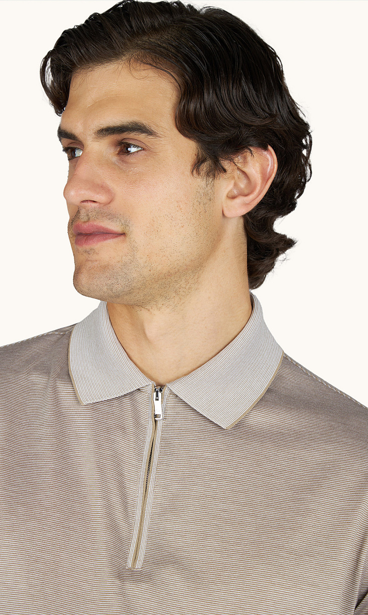 Paul Shark: Поло из хлопка и шелка