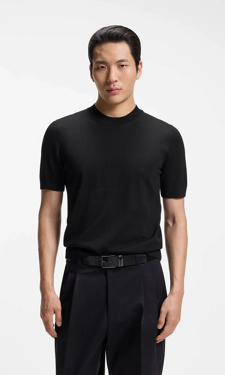 HUGO BOSS: Пуловер из шерсти мериноса