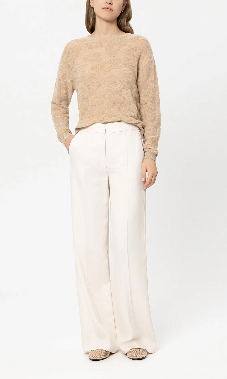 LUISA CERANO: Пуловер с рисунком