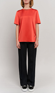 Атласная блуза