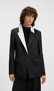 Пиджак в стиле колор-блок