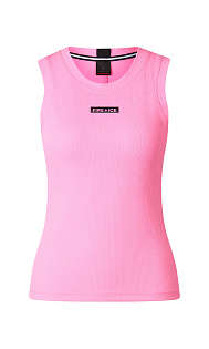 Топ в рубчик с принтом