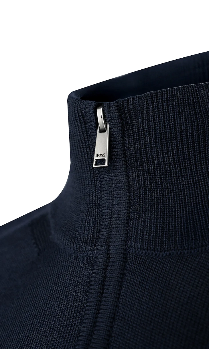 HUGO BOSS: Пуловер из шерсти мериноса