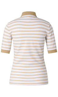 Поло из фактурного хлопка