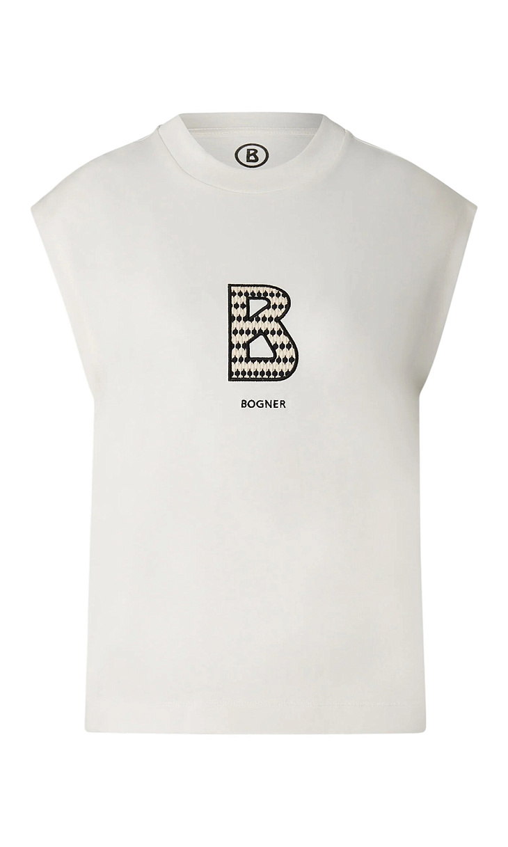 BOGNER: Футболка с вышивкой