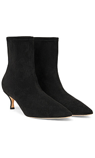 Ботильоны из искусственной замши